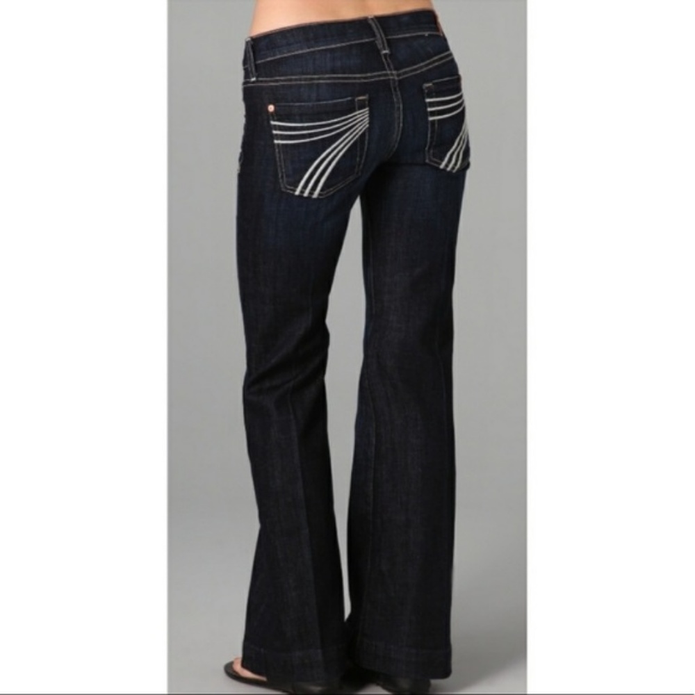 7 For All Mankind Dojo Flare Jeans Size 27